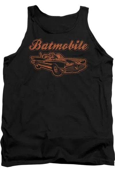 Gildan Batman Batmobile Adult Tank Top In Black