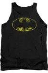 Gildan Batman Bats On Bats Adult Tank Top In Black