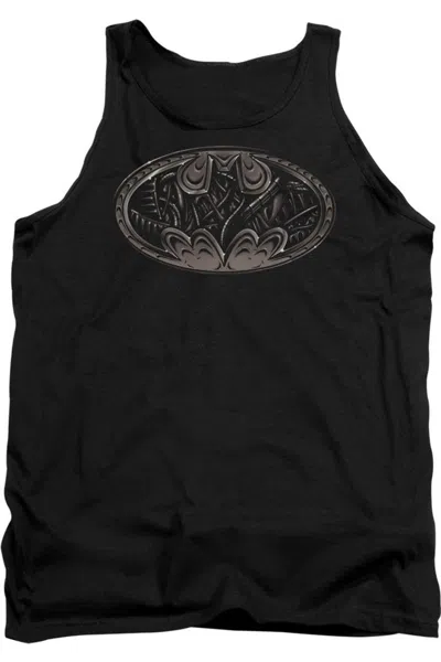 Gildan Batman Bio Mech Bat Shield Adult Tank Top In Black