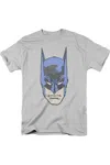 Gildan Batman Bitman Short Sleeve Adult Tee / T-shirt In Silver