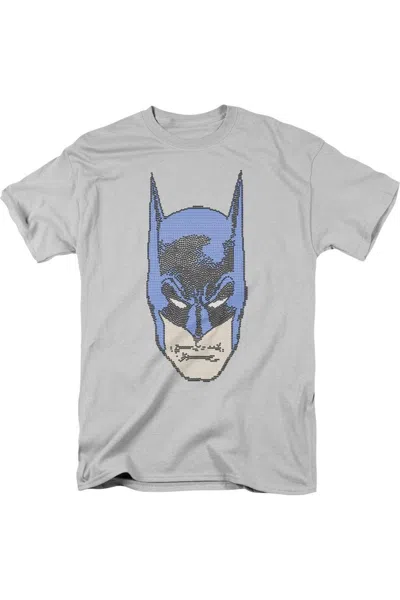 Gildan Batman Bitman Short Sleeve Adult Tee / T-shirt In Silver