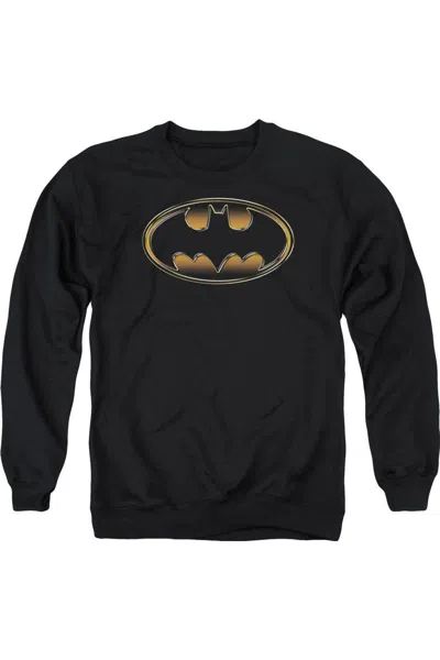 Gildan Batman Black & Gold Embossed Adult Crewneck Sweatshirt