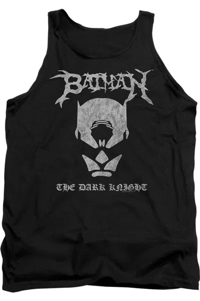 Gildan Batman Black Metal Batman Adult Tank Top