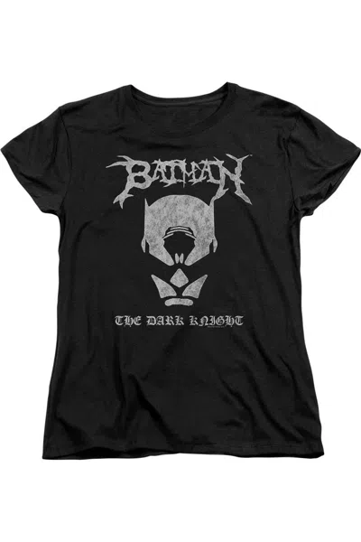 Gildan Batman Black Metal Batman Short Sleeve Women´s Tee / T-shirt