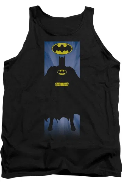 Gildan Batman Block Adult Tank Top In Black