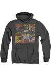 Gildan Batman Bm Covers Adult Heather Hoodie / Hooded Sweatshirt In Black