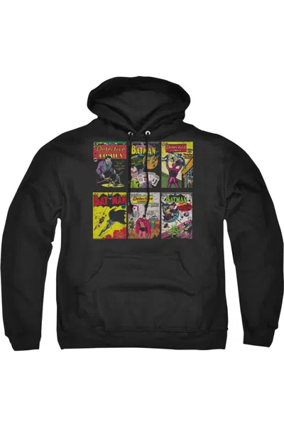 Gildan Batman Bm Covers Adult Pull Over Hoodie / Hooded Sweatshirt In Black