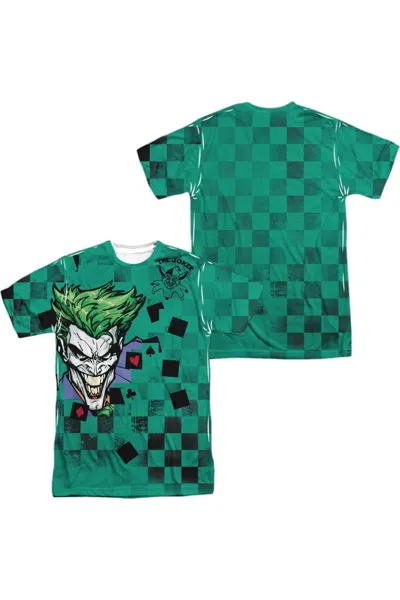 Gildan Batman Boxed Clown Short Sleeve Adult Poly Crew Tee / T-shirt In White