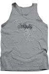 Gildan Batman Burned & Splattered Adult Tank Top In Multi