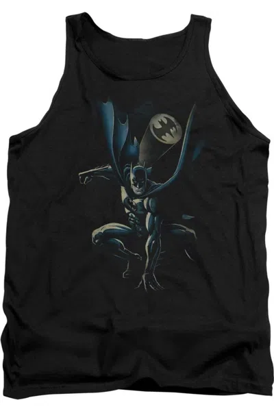 Gildan Batman Calling All Bats Adult Tank Top In Black