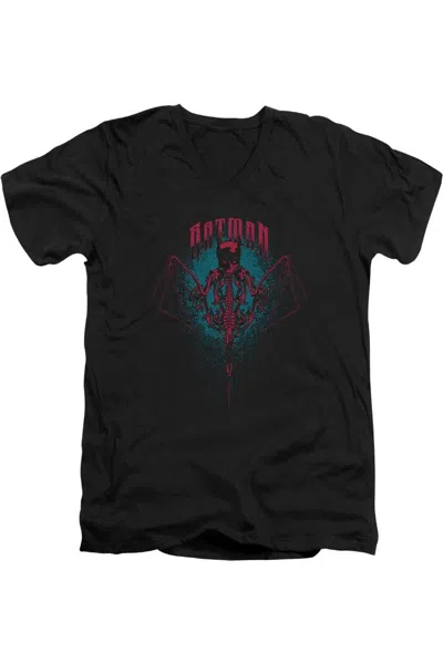 Gildan Batman Carpe Nocturn Short Sleeve Adult Tall Tee / T-shirt In Pink