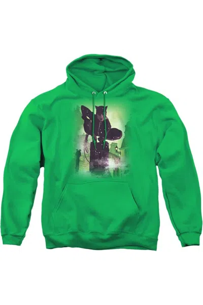 Gildan Batman Catwoman #63 Cover Adult Pull Over Hoodie / Hooded Sweatshirt In Green
