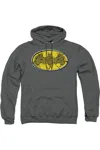 Gildan Batman Celtic Shield Adult Pull Over Hoodie / Hooded Sweatshirt In Pink