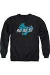 Gildan Batman Chinese Bat Adult Crewneck Sweatshirt In Black