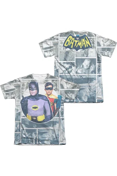 Gildan Batman Classic Tv 60s Panels (front/back Print) Adult Poly/cotton Short Sleeve Tee / T-shirt In Multi