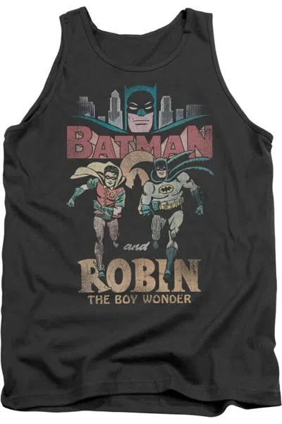 Gildan Batman Classic Tv Classic Duo Adult Tank Top In Black