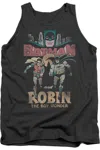 Gildan Batman Classic Tv Classic Duo Adult Tank Top In Pink