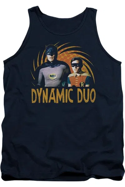 Gildan Batman Classic Tv Dynamic Adult Tank Top In Blue