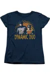 Gildan Batman Classic Tv Dynamic Short Sleeve Womens Tee / T-shirt In Blue
