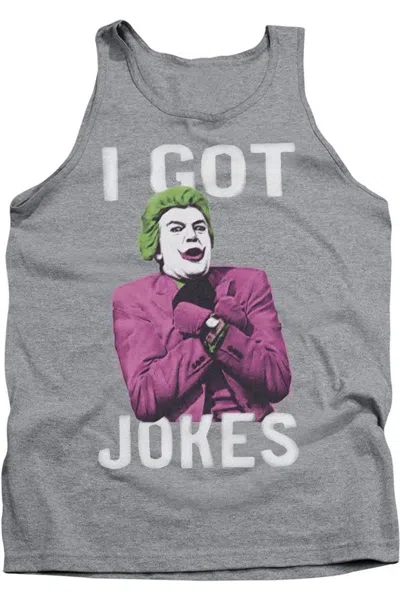 Gildan Batman Classic Tv Got Jokes Adult Tank Top In Gray
