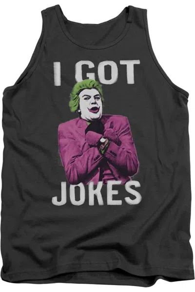 Gildan Batman Classic Tv Got Jokes Adult Tank Top In Pink