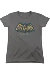 Gildan Batman Classic Tv In Color Short Sleeve Womens Tee / T-shirt In Pink