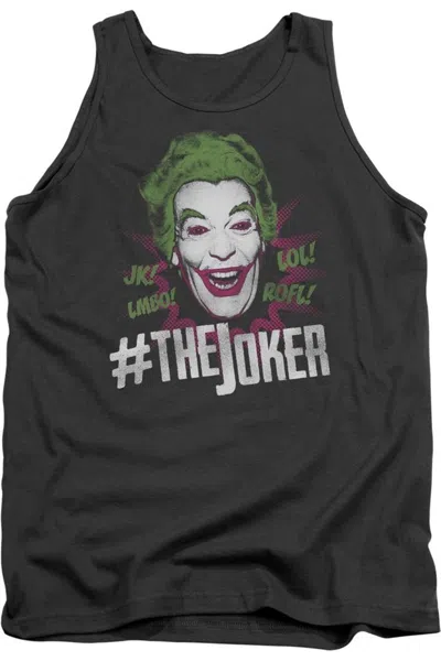 Gildan Batman Classic Tv #joker Adult Tank Top In Pink
