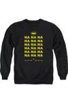 Gildan Batman Classic Tv Na Na Na Adult Crewneck Sweatshirt In Black