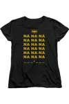 Gildan Batman Classic Tv Na Na Na Short Sleeve Womens Tee / T-shirt In Black
