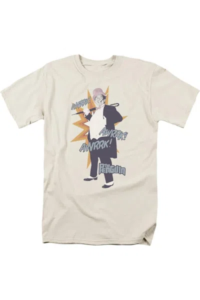 Gildan Batman Classic Tv Penguin Short Sleeve Adult Tee / T-shirt In White