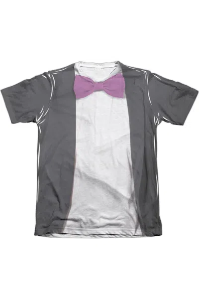 Gildan Batman Classic Tv Penguin Uniform Adult Poly/cotton Short Sleeve Tee / T-shirt In White
