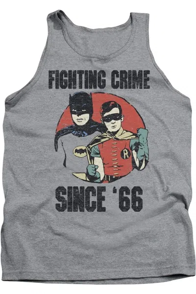 Gildan Batman Classic Tv Since 66 Adult Tank Top In Gray