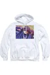 Gildan Batman Classic Tv Smooth Groove Adult Pull Over Hoodie / Hooded Sweatshirt In White