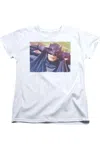 Gildan Batman Classic Tv Smooth Groove Short Sleeve Womens Tee / T-shirt In White