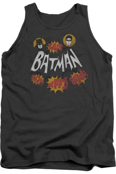Gildan Batman Classic Tv Sound Effects Adult Tank Top In Pink