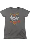GILDAN BATMAN CLASSIC TV SOUND EFFECTS SHORT SLEEVE WOMENS TEE / T-SHIRT
