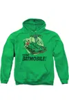 Gildan Batman Classic Tv To The Batmobile Adult Pull Over Hoodie / Hooded Sweatshirt In Green