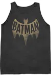 Gildan Batman Classic Tv Vintage Logo Adult Tank Top In Pink