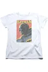 Gildan Batman Classic Tv Vintman Short Sleeve Womens Tee / T-shirt In White