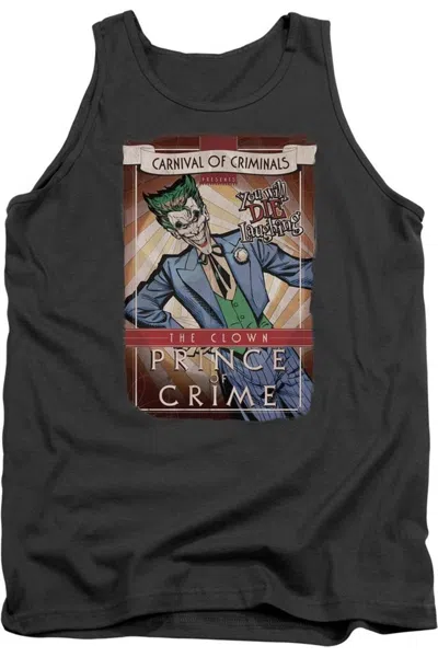 Gildan Batman Clown Prince Adult Tank Top In Pink