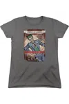 Gildan Batman Clown Prince Short Sleeve Womens Tee / T-shirt In Pink