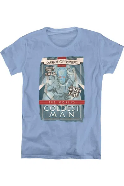 Gildan Batman Coldest Man Short Sleeve Womens Tee / T-shirt In Multi