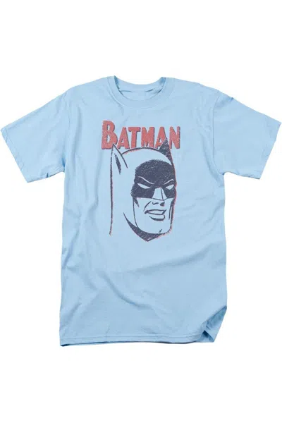 Gildan Batman Crayon Man Short Sleeve Adult Tee / T-shirt In Blue