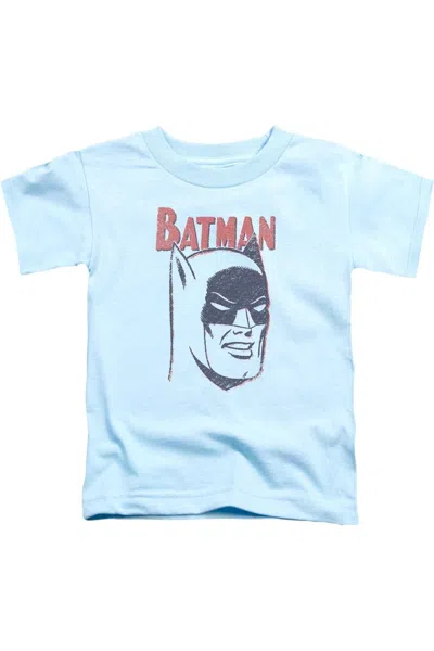 Gildan Kids' Batman Crayon Man Short Sleeve Juvenile Tee / T-shirt In Brown