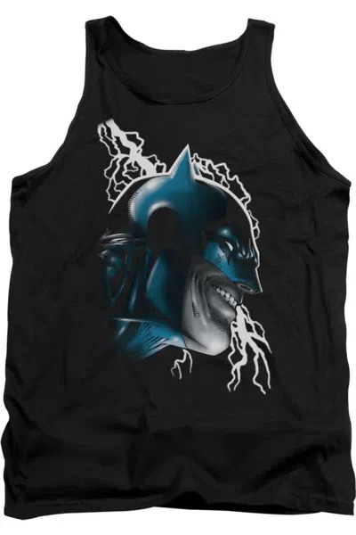 Gildan Batman Crazy Grin Adult Tank Top In Black