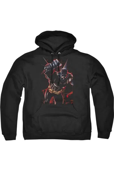 Gildan Batman Crimson Knight Adult Pull Over Hoodie / Hooded Sweatshirt In Black