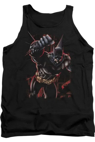 Gildan Batman Crimson Knight Adult Tank Top In Black