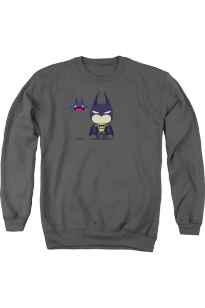 Gildan Batman Cute Batman Adult Crewneck Sweatshirt In Pink