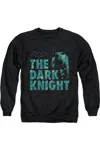 Gildan Batman Cutting Pattern Adult Crewneck Sweatshirt In Black