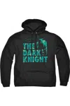 Gildan Batman Cutting Pattern Adult Pull Over Hoodie / Hooded Sweatshirt In Black